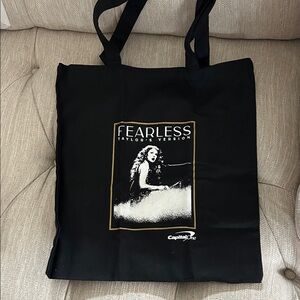 Fearless Taylor's Version Black Tote Bag